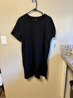Black T-Shirt Dress